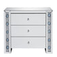 Sonia Mirrored & Faux Agate Console Cabinet