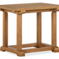 Lindon - Rectangular End Table - Belgian Wheat