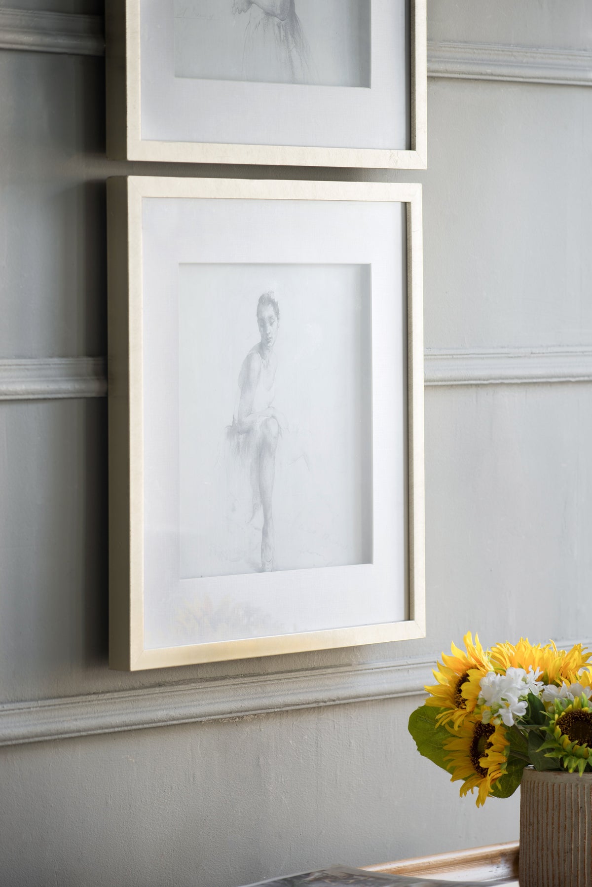 Ballet Dancer Art Prints Set of 2