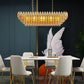 Modern Chandeliers for Dining Room, 54" Large Rectangle