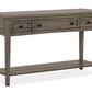 Paxton Place - Rectangular Sofa Table - Dovetail Gray
