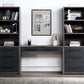 Estevon - Bookcase - Gray Oak