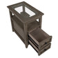Paxton Place - Chairside End Table - Dovetail Gray
