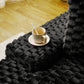 Black Turtle Velvet Double Chaise Lounge