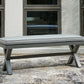 Elite Park - Bench With Cushion - Gray
