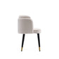 Zephyr Wood Velvet Dining Chair