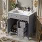 30" Bathroom Vanity with Ceramic Sink