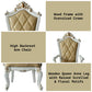Picardy - Arm Chair (Set of 2) - Butterscotch Synthetic Leather & Antique Pearl