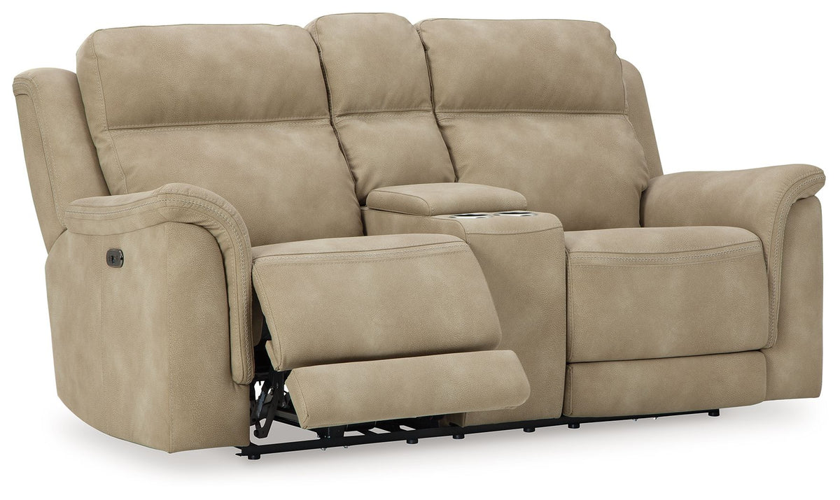 Next-Gen Durapella - Reclining Power Loveseat With Console - view 7