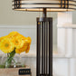 Hanswell - Metal Table Lamp  - Dark Brown