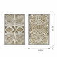 S/2 Leaf Shadow Box Wall Décor