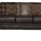 Denali - Italian Leather Match Sectional