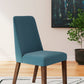 Lyncott - Dining Uph Side Chair (Set of 2) - Blue / Brown