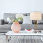 26.25" Tall Ester Mid-Century Metal Table Lamp in Matte Gold