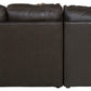 Denali - Italian Leather Match Sectional