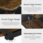 39” Square Coffee Table with Storage Shelf