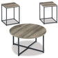 Wadeworth - Occasional Table Set (Set of 3) - Brown / Beige