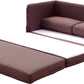 Kathy Collection Modern Upholstered Loveseat Sleeper