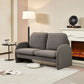 Loveseat Sofa Small Couch For Living Room, Sherpa Fabric Upholstered Loveseat Sofa Couch, Small Loveseat Sofa - view 2