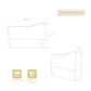 Modular Sofa Single Armrest Backrest Module