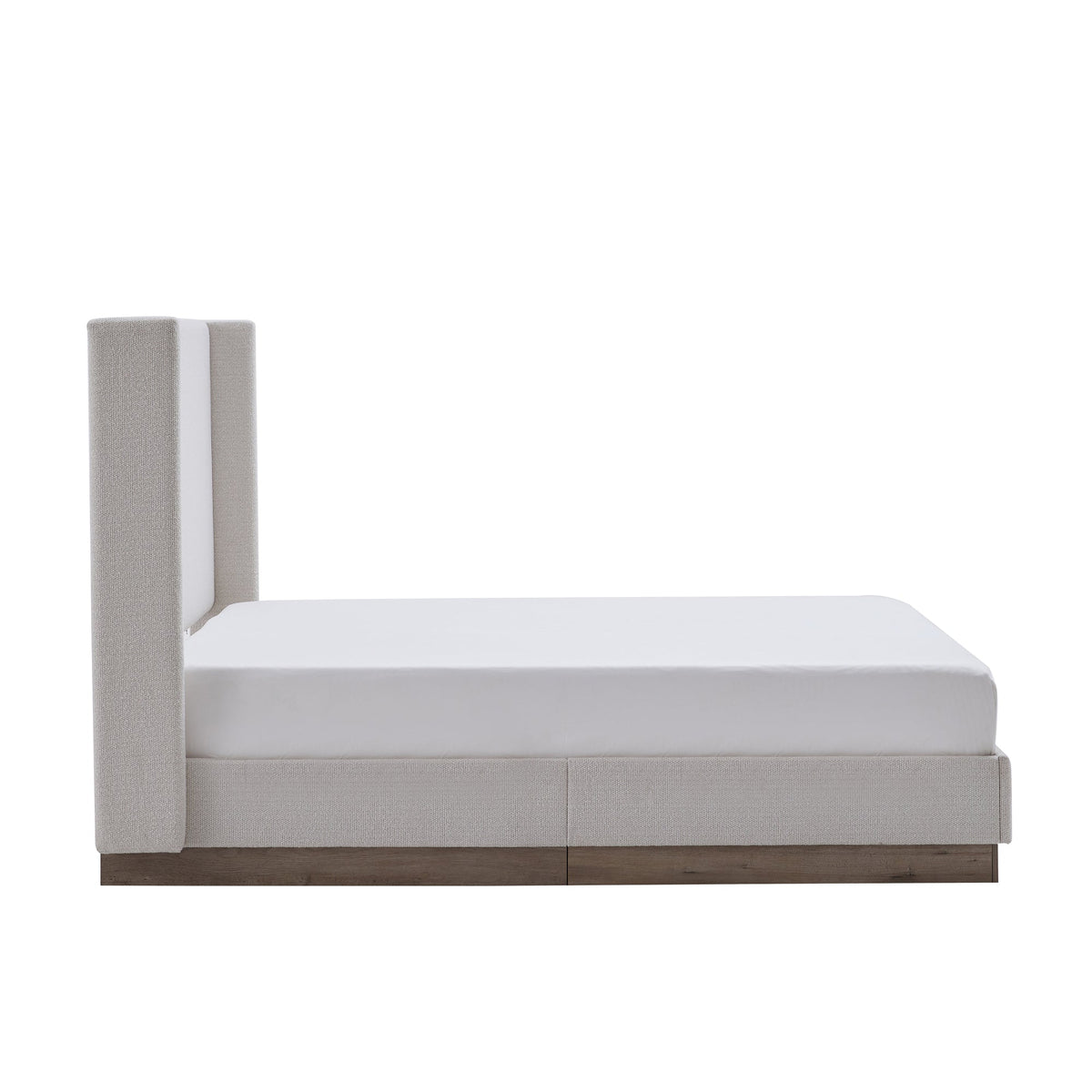 Hale Upholstered Wingback Bed Size King