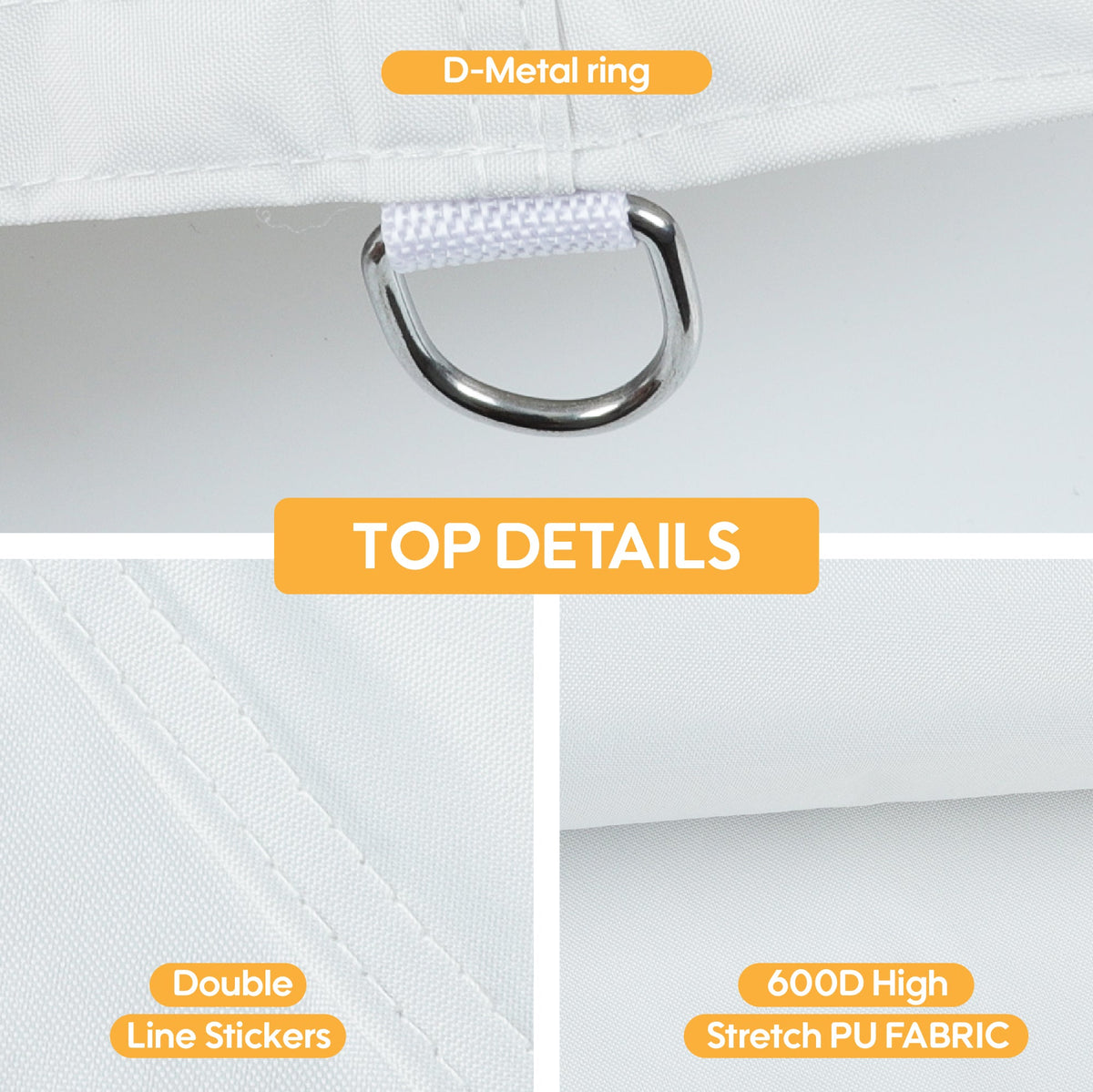 10x10 Canopy Replacement Top for Pop Up Canopy Tent