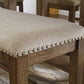 Moriville - Double UPH Bench  - Beige