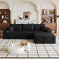 107" Cloud Sectional Couch with L-Shape Chaise