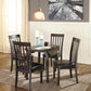 Hammis - Round DRM Drop Leaf Table - Dark Brown