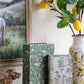 S/2 Decorative Book Boxes with Rustic Floral Patterns