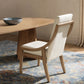 Lennox High-Back Upholstered Reclaimed Pine Wood Dining Chair Set