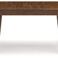 Lyncott - Rectangular Dining Room Butterfly Extension Table - Brown