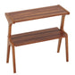 Mid Century Modern Solid Wood End Table