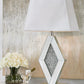Prunella - Mirror Table Lamp  - Silver Finish