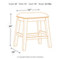 Caitbrook - Upholstered Stool (Set of 2) - Gray