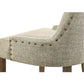 Yotam - Side Chair (Set of 2) - Beige Fabric & Salvaged Oak