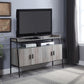 Samiya - TV Stand - Gray Oak & Black