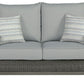 Elite Park - Loveseat w/Cushion - Gray