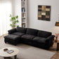 Luxury L Shape Sofa with Ottoman