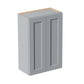 Gray Shaker Solid Wood Wall Cabinet