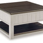 Darborn - Lift Top Cocktail Table - Gray / Brown