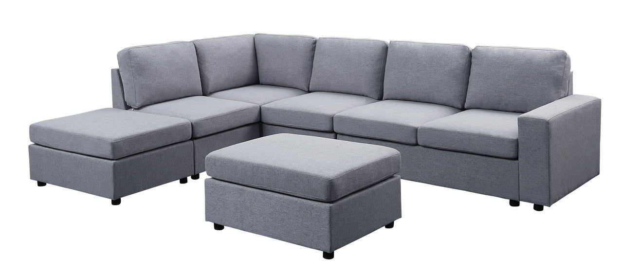 Cassia 120" Modular Sectional Sofa