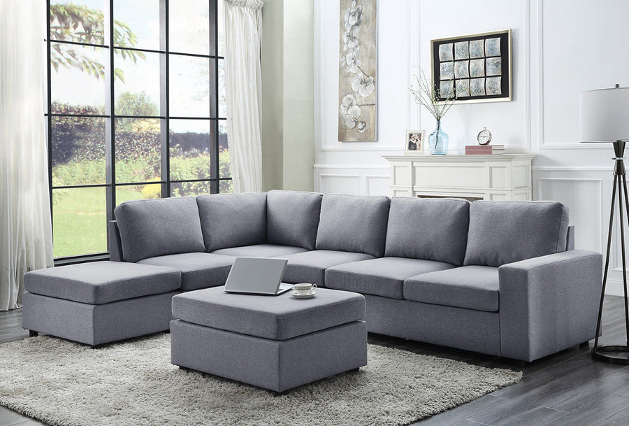 Cassia 120" Modular Sectional Sofa