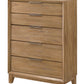 Contemporary 5-Drawer Tall Chest