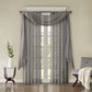 Solid Crushed Curtain Panel Pair (2 Pcs)