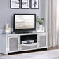 Noralie Mirrored & Faux Diamonds TV Stand