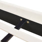 Aspen Vertical Tufted Headboard Platform Bed Set, King, Cloud