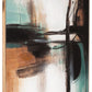 Brunonia - Wall Art - Teal / Orange / Black