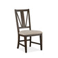 Westley Falls - Dining Side Chair With Upholstered Seat (Set of 2) - Graphite