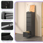 5 Drawer Metal Vertical File Cabinet with Lock